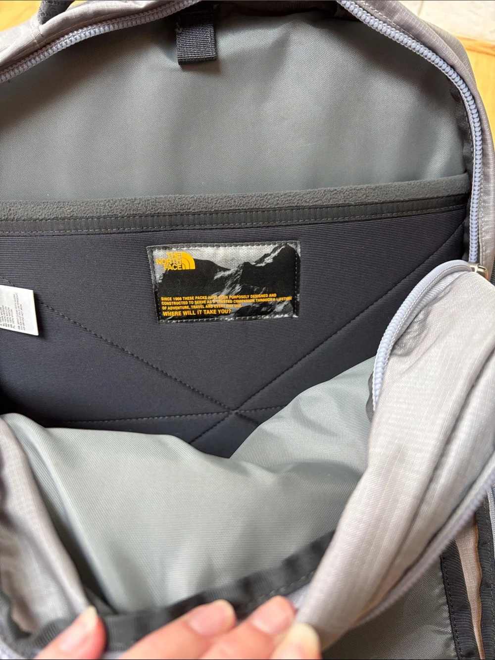 The North Face Gray Backpack, Like New